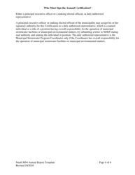 Stormwater Annual Report Template - Small Ms4 - Nevada, Page 6