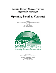 Document preview: Mercury Operating Permit to Construct Application - Nevada