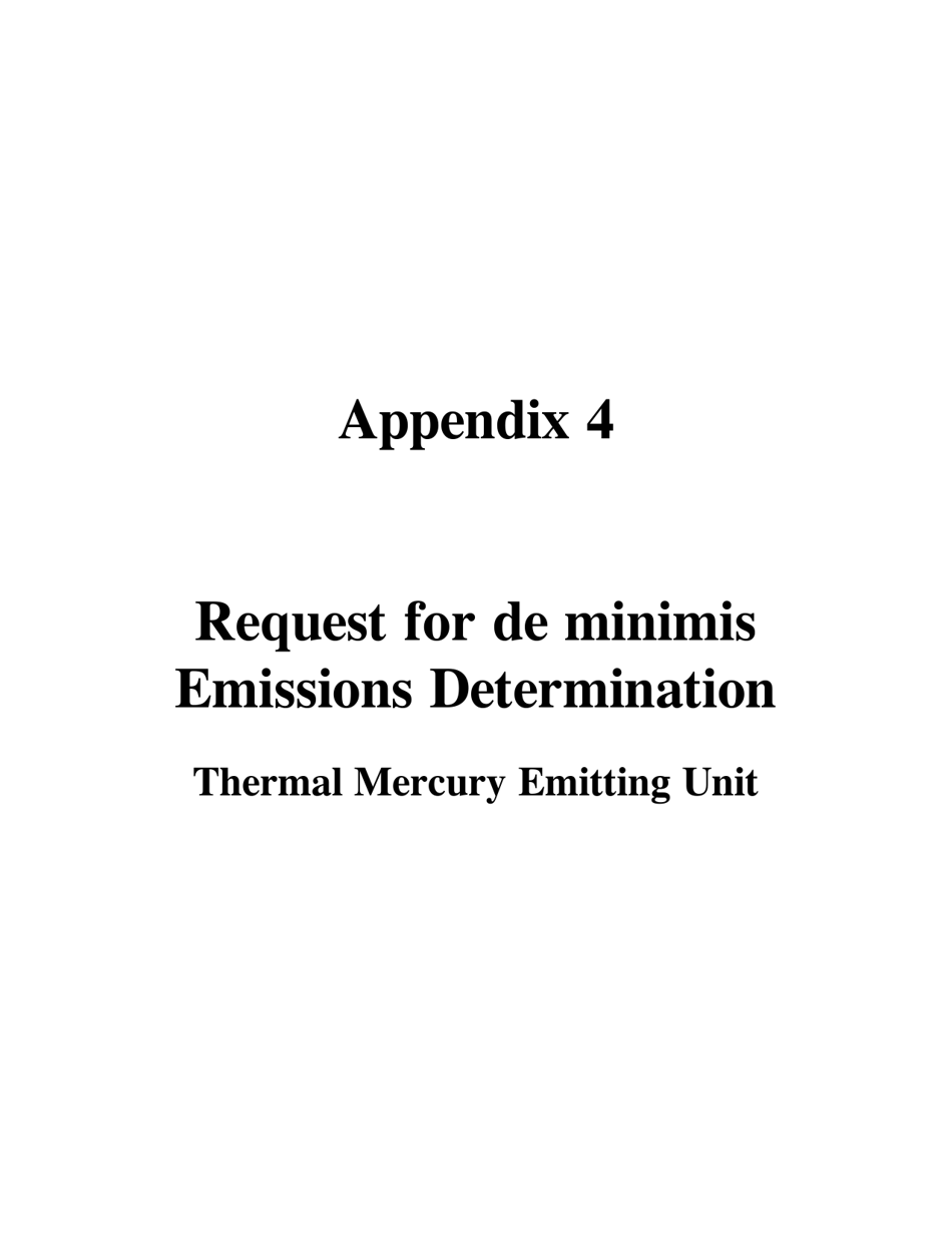 Mercury Operating Permit to Construct Application - Nevada, Page 18
