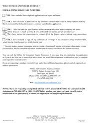External Review Request Form - Nevada, Page 4