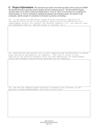 Brownfields Funding Application - Nevada, Page 3