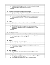 Checklist for Environmental Review of Facility Plans/Pers - Nevada, Page 2