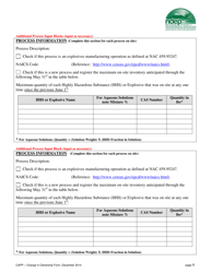 Change of Ownership Notification Form - Chemical Accident Prevention Program (Capp) - Nevada, Page 5