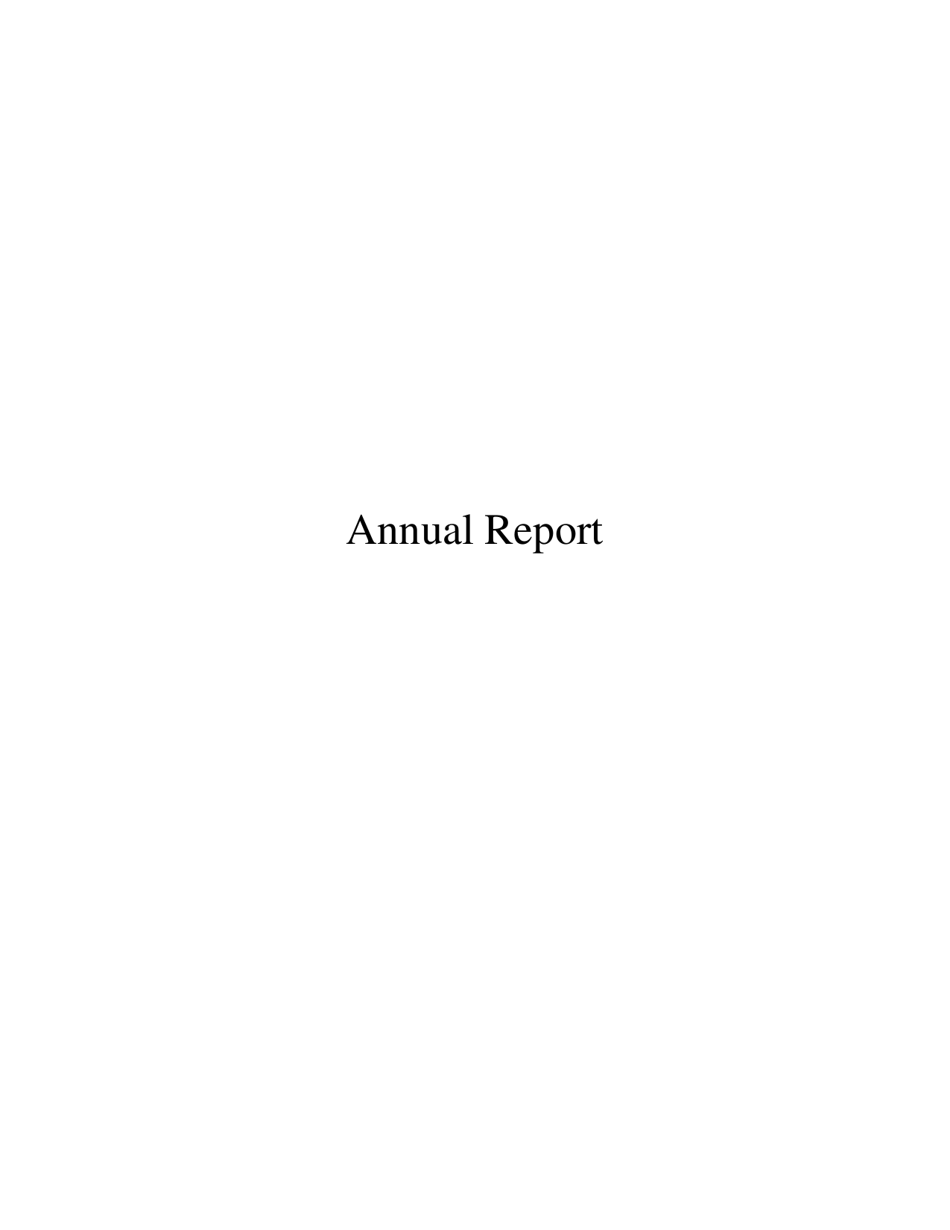Mining Stormwater Annual Report Template - Nevada, Page 1