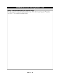 Mining Stormwater Annual Report Template - Nevada, Page 8
