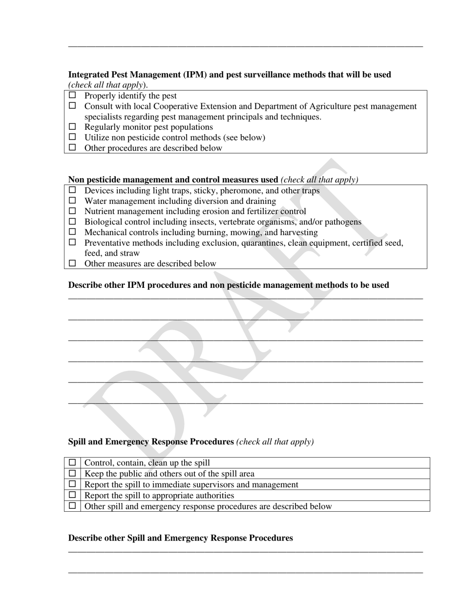Pesticide Discharge Management Plan (Pdmp) - Draft - Nevada, Page 4