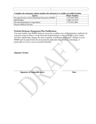 Pesticide Discharge Management Plan (Pdmp) - Draft - Nevada, Page 6