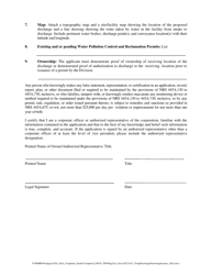 Temporary Discharge Permit Application - Nevada, Page 3