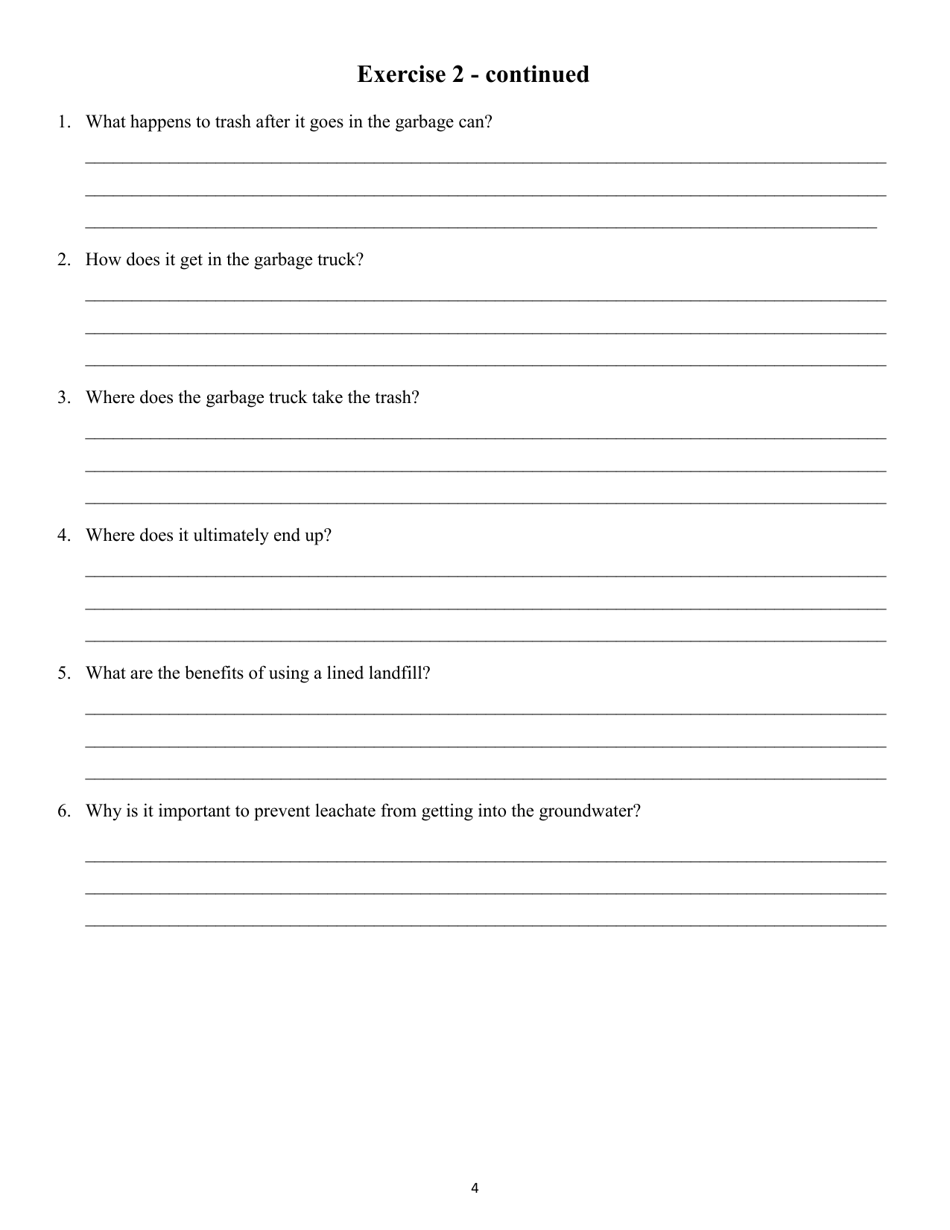Recycling  Waste Reduction Student Workbook - Nevada, Page 4