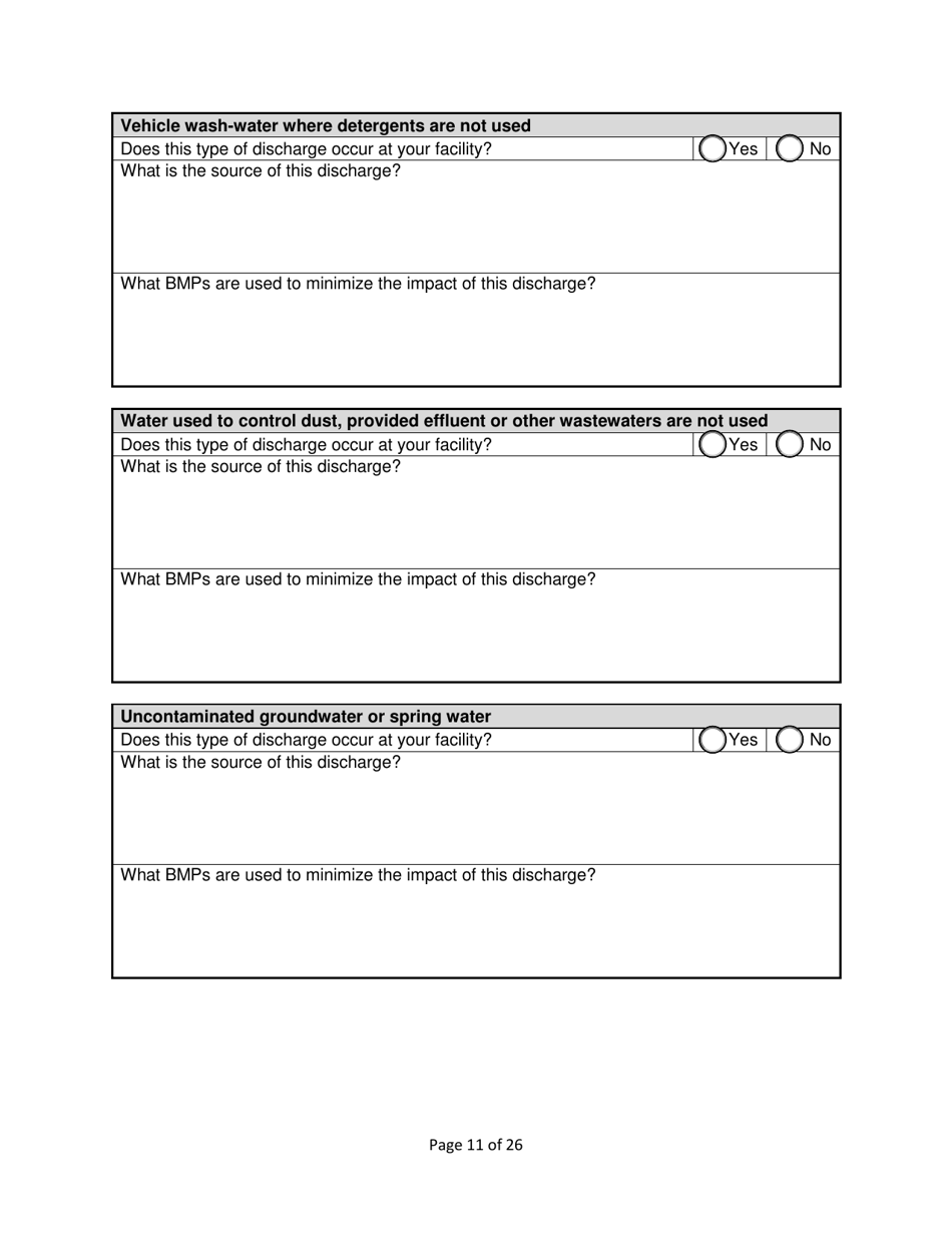 Stormwater Pollution Prevention Plan (Swppp) Template - Nevada, Page 13