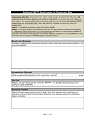 Stormwater Pollution Prevention Plan (Swppp) Template - Nevada, Page 25