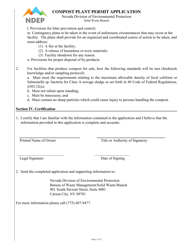 Compost Plant Permit Application - Nevada, Page 3