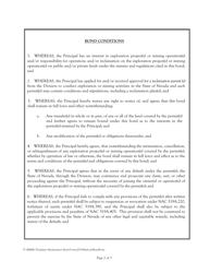 Cash Bond Reclamation Personal Bond - Nevada, Page 2