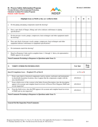 Form II Element Audit Checklist - Process Safety Information Program - Nevada, Page 8