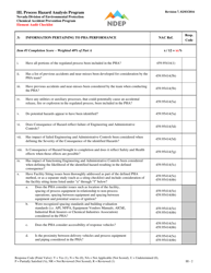 Form III Process Hazard Analysis Program Element Audit Checklist - Nevada, Page 2