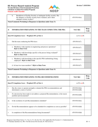 Form III Process Hazard Analysis Program Element Audit Checklist - Nevada, Page 4