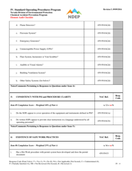 Form IV Element Audit Checklist - Standard Operating Procedures Program - Nevada, Page 4
