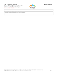 Form XII Element Audit Checklist - Contractor Program - Nevada, Page 3