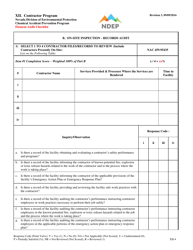 Form XII Element Audit Checklist - Contractor Program - Nevada, Page 4