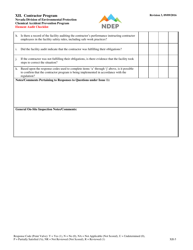 Form XII Element Audit Checklist - Contractor Program - Nevada, Page 5