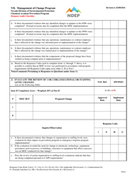 Form VII Element Audit Checklist - Management of Change Program - Nevada, Page 6