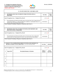 Form X Incident Investigation Program Element Audit Checklist - Nevada, Page 5