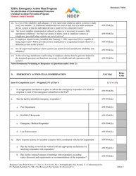 Form XIIIA Emergency Action Plan Program Element Audit Checklist - Nevada, Page 5