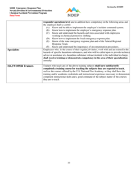 Form XIIIB Emergency Response Documentation Data Form - Nevada, Page 10