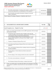 Form XIIIB Emergency Response Plan Element Audit Checklist - Nevada, Page 10