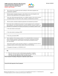 Form XIIIB Emergency Response Plan Element Audit Checklist - Nevada, Page 17