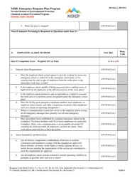 Form XIIIB Emergency Response Plan Element Audit Checklist - Nevada, Page 4
