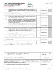 Form XIIIB Emergency Response Plan Element Audit Checklist - Nevada, Page 5