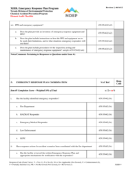 Form XIIIB Emergency Response Plan Element Audit Checklist - Nevada, Page 9