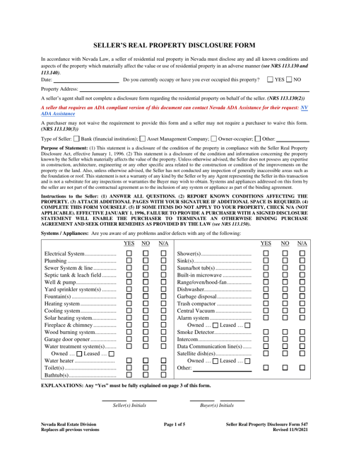 Form 547  Printable Pdf