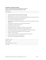 Appendix H Audit Checklists for the Nevada Brownfields Program - Nevada, Page 7