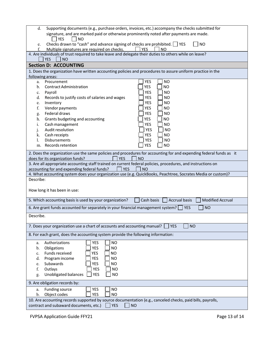 Fvpsa Application Guide - Nevada, Page 13