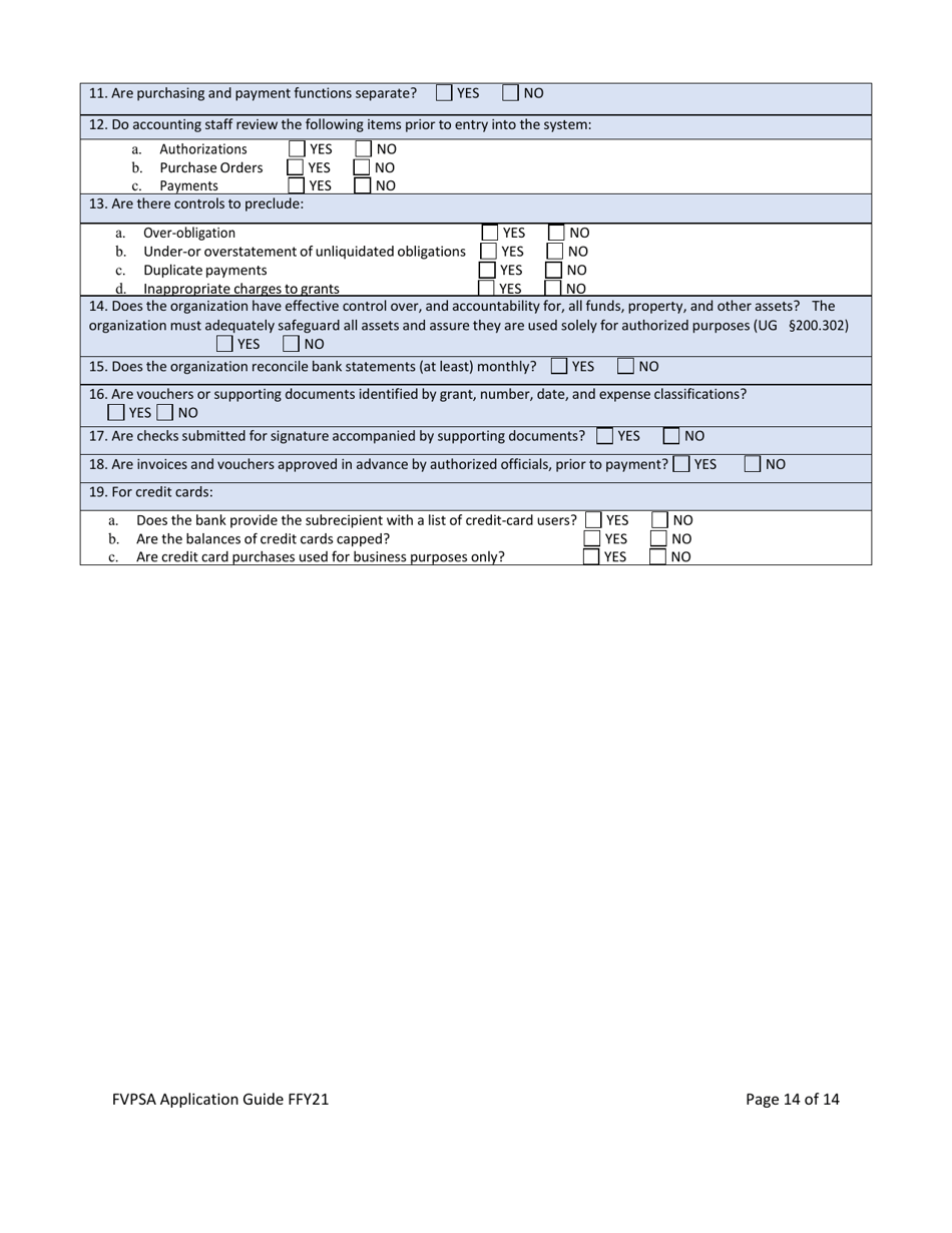 Fvpsa Application Guide - Nevada, Page 14