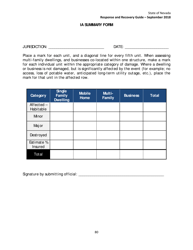 Sample Individual Assistance Damage Assessment Data Collection &amp; Summary Form - Nevada, Page 2