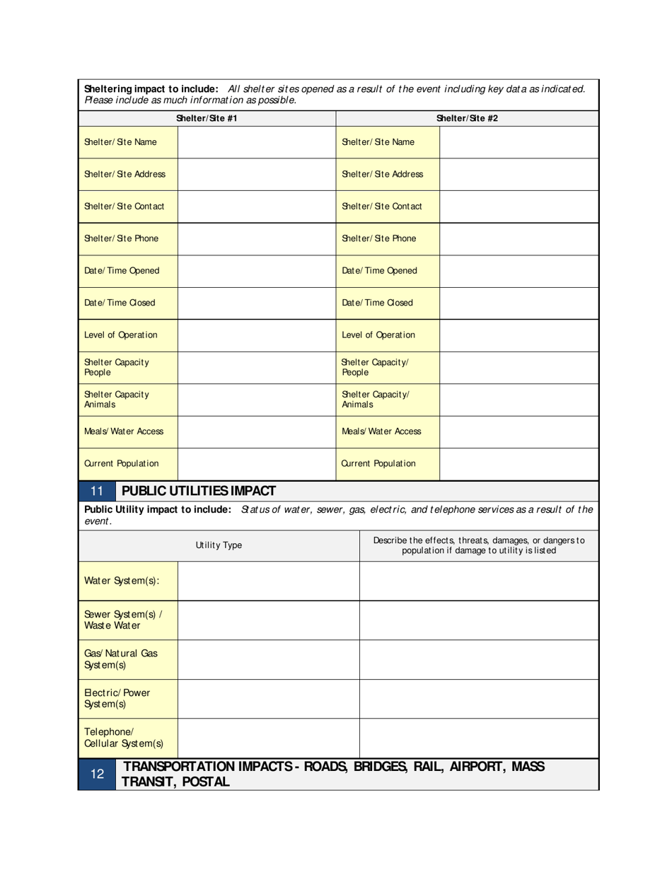Local / Tribal Government Situation Report - Nevada, Page 4