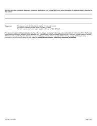 Form FA-196 Ergot Derivatives (Dihydroergotamine) Prior Authorization Request Form - Nevada, Page 2