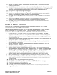 Instructions for Form FA-1B Mobility Assessment and Prior Authorization (Pa) Request for Mobility Devices, Wheelchair Accessories and Seating Systems - Nevada, Page 4