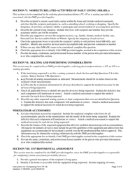 Instructions for Form FA-1B Mobility Assessment and Prior Authorization (Pa) Request for Mobility Devices, Wheelchair Accessories and Seating Systems - Nevada, Page 5