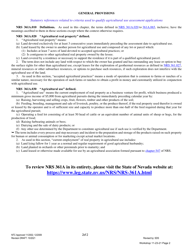 Form 924LA Agricultural Use Assessment Application - Nevada, Page 2