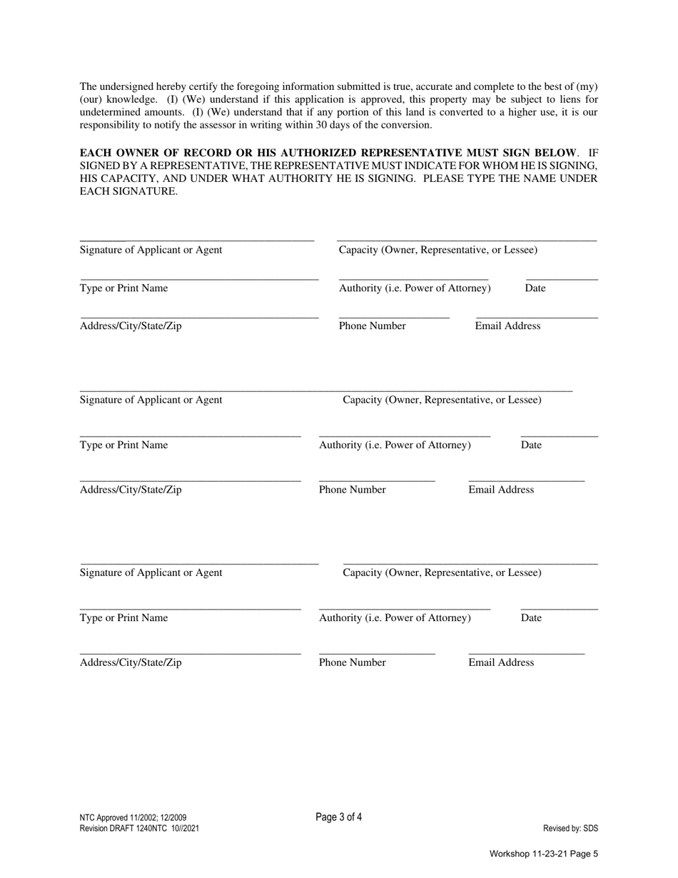 Form 924LA Agricultural Use Assessment Application - Nevada, Page 5
