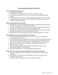 Form 924LA Agricultural Use Assessment Application - Nevada, Page 8
