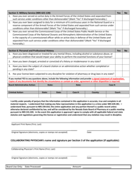 Application for Advanced Practice Registered Nurse to Prescribe - Nevada, Page 3