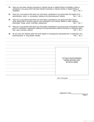Application for Non-practitioner Dispensing Site Owners - Nevada, Page 8