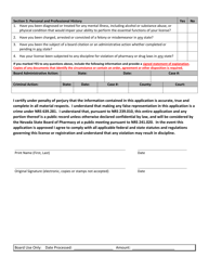 Controlled Substance Application - Nevada, Page 4