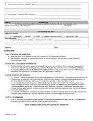 Form A3 Application for Temporary Abandonment or Plugging Deferral - Indiana, Page 2