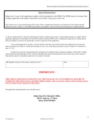 Application for Permit to Operate Flame Effects Inside State-Owned Buildings and Outdoors on State-Owned Property Before a Proximate Audience - Idaho, Page 7